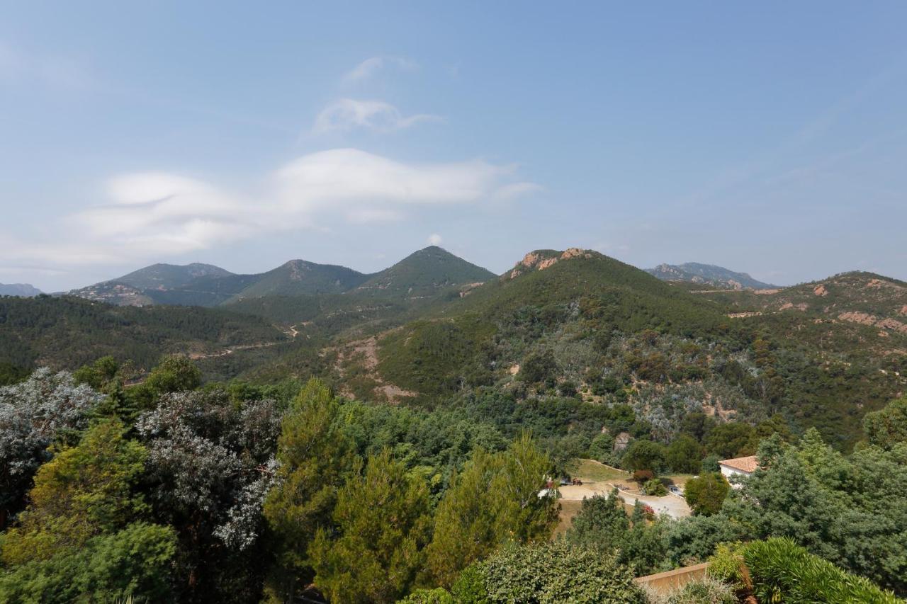 Vue Mer Et Esterel Sur La Baie De Cannes Lägenhet Théoule-sur-Mer Exteriör bild